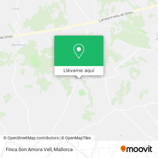 Mapa Finca Son Amora Vell