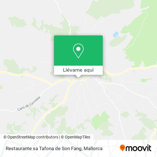 Mapa Restaurante sa Tafona de Son Fang