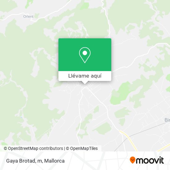 Mapa Gaya Brotad, m