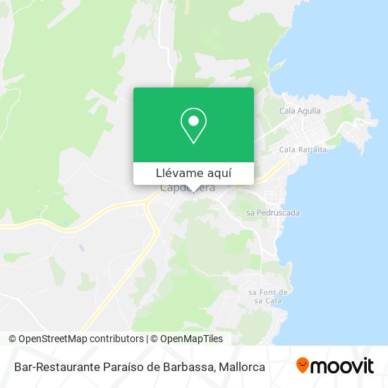 Mapa Bar-Restaurante Paraíso de Barbassa