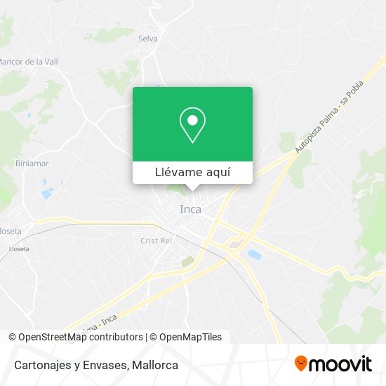 Mapa Cartonajes y Envases