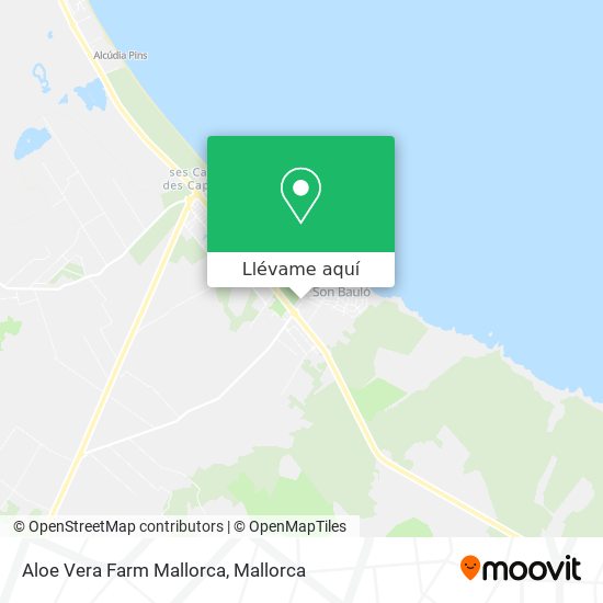 Mapa Aloe Vera Farm Mallorca