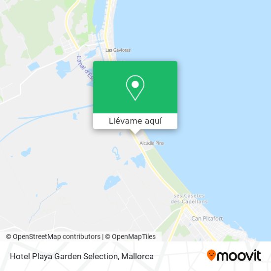 Mapa Hotel Playa Garden Selection