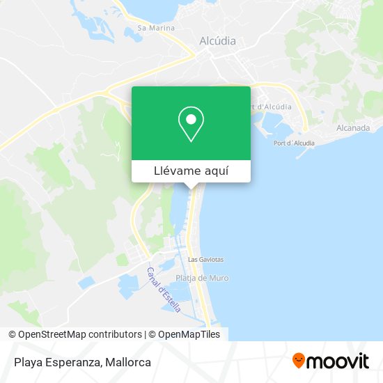 Mapa Playa Esperanza