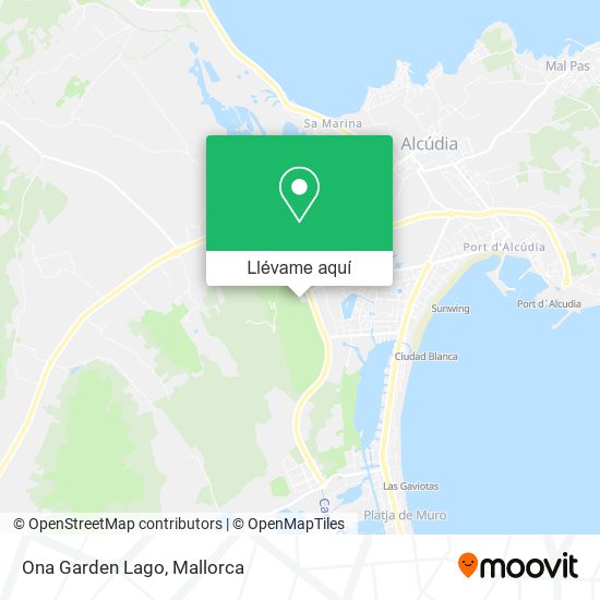 Mapa Ona Garden Lago