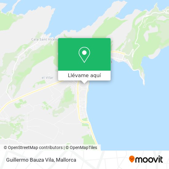 Mapa Guillermo Bauza Vila