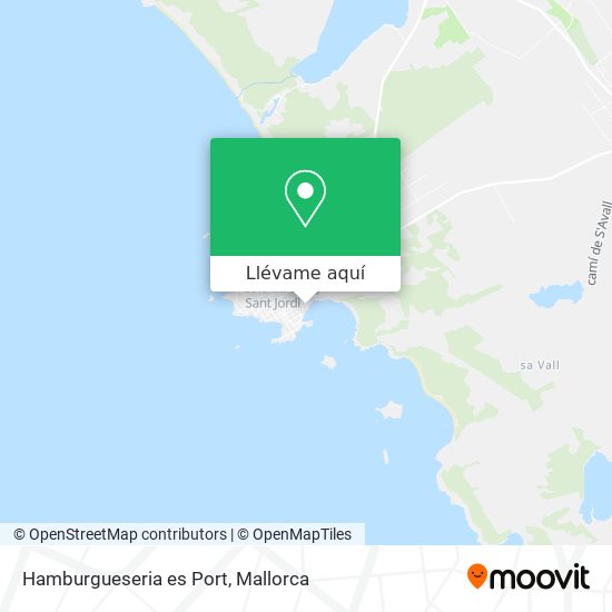 Mapa Hamburgueseria es Port