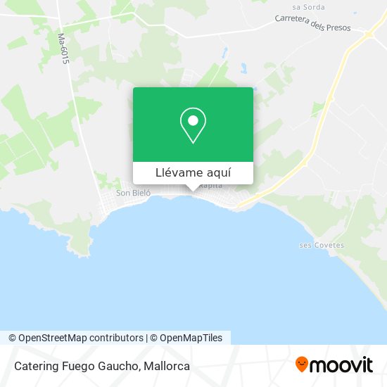 Mapa Catering Fuego Gaucho