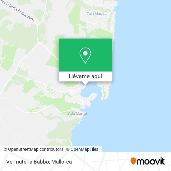 Mapa Vermuteria Babbo