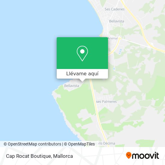 Mapa Cap Rocat Boutique
