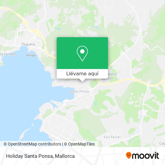 Mapa Holiday Santa Ponsa