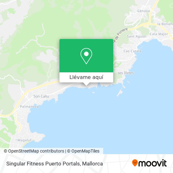 Mapa Singular Fitness Puerto Portals