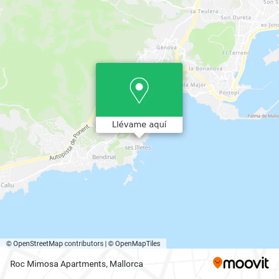 Mapa Roc Mimosa Apartments