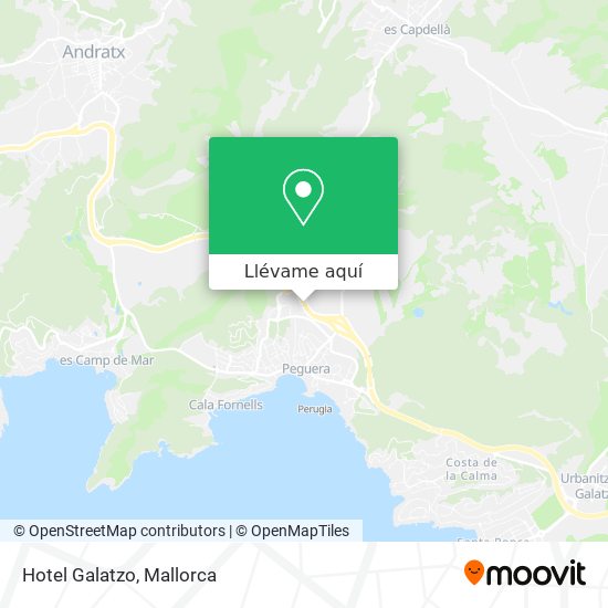Mapa Hotel Galatzo
