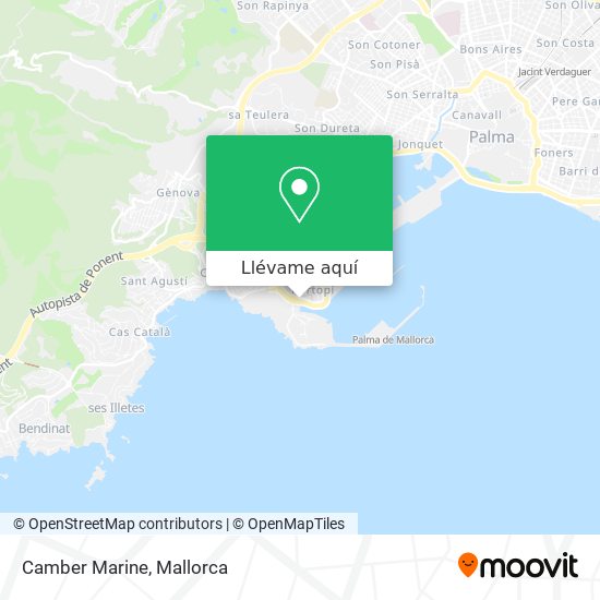 Mapa Camber Marine
