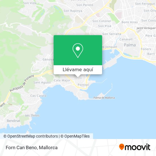 Mapa Forn Can Beno