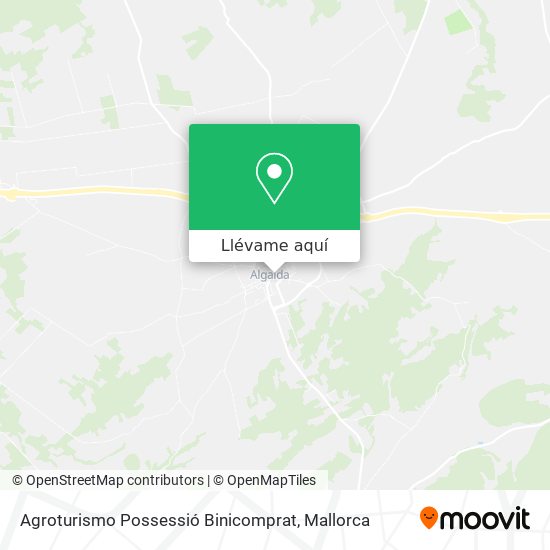 Mapa Agroturismo Possessió Binicomprat