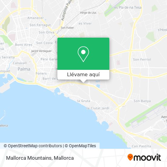 Mapa Mallorca Mountains