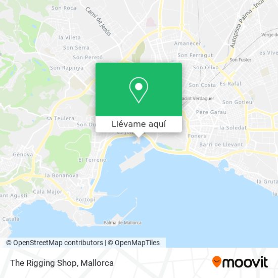 Mapa The Rigging Shop