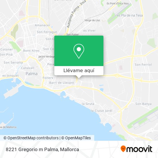 Mapa 8221 Gregorio m Palma
