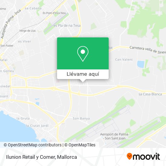 Mapa Ilunion Retail y Comer