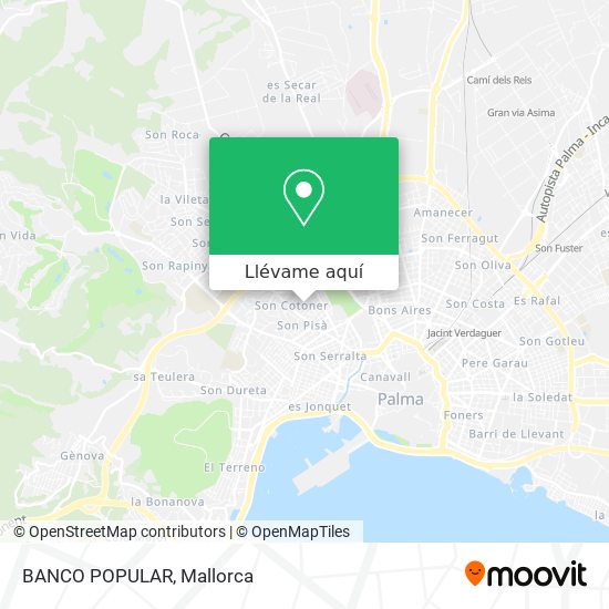 Mapa BANCO POPULAR