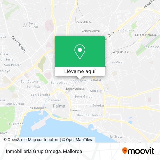 Mapa Inmobiliaria Grup Omega