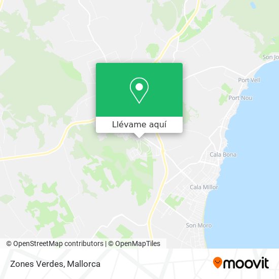 Mapa Zones Verdes