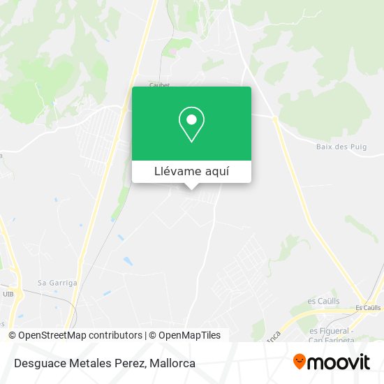 Mapa Desguace Metales Perez