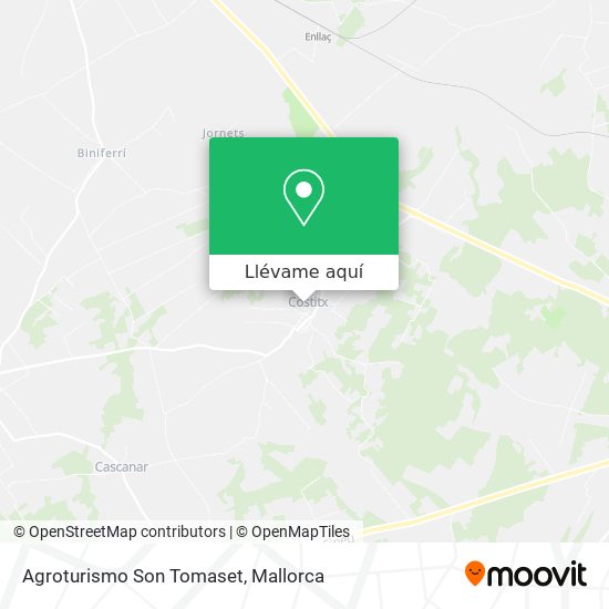 Mapa Agroturismo Son Tomaset