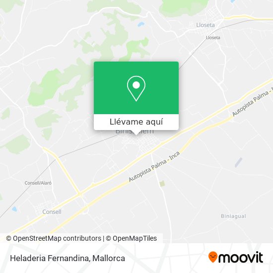 Mapa Heladeria Fernandina