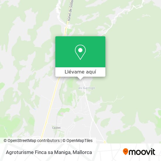 Mapa Agroturisme Finca sa Maniga