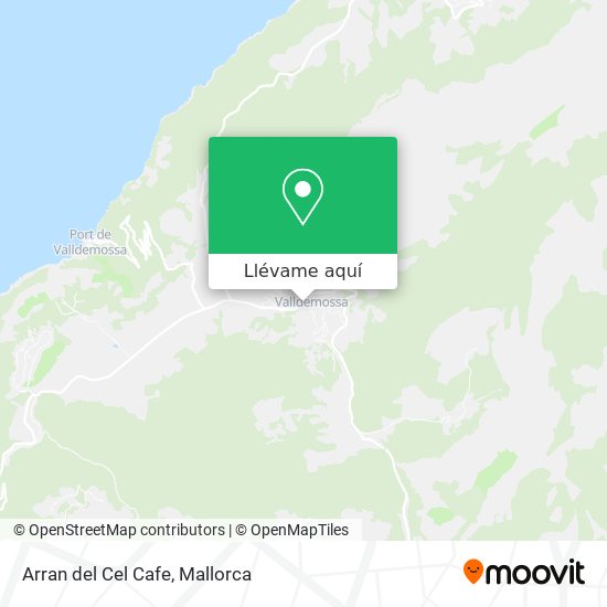 Mapa Arran del Cel Cafe