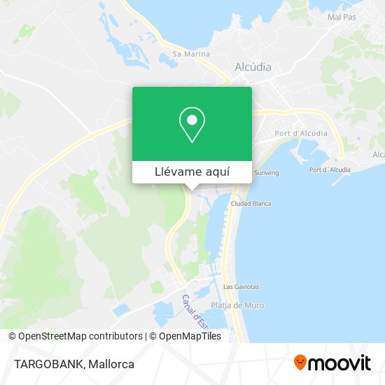 Mapa TARGOBANK