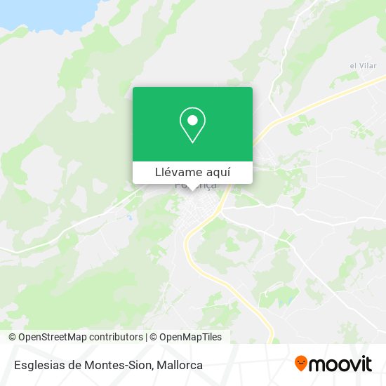 Mapa Esglesias de Montes-Sion