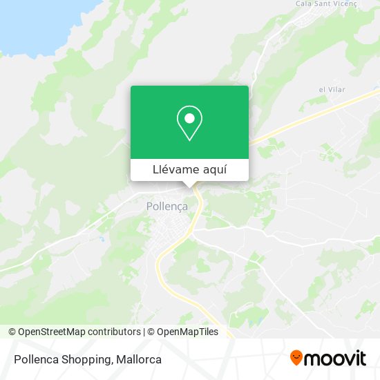 Mapa Pollenca Shopping