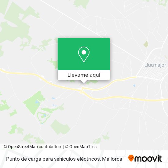 Mapa Punto de carga para vehículos eléctricos