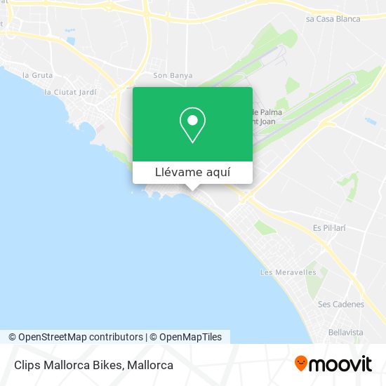 Mapa Clips Mallorca Bikes