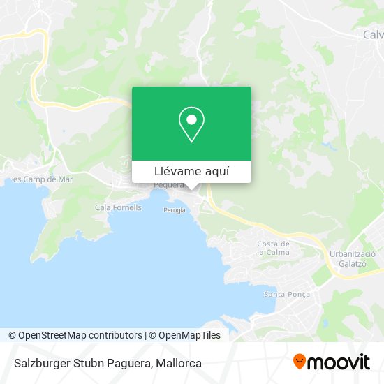 Mapa Salzburger Stubn Paguera