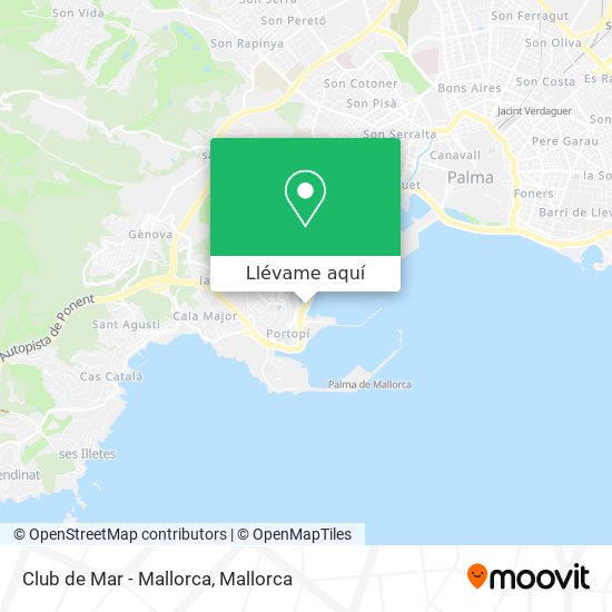 Mapa Club de Mar - Mallorca