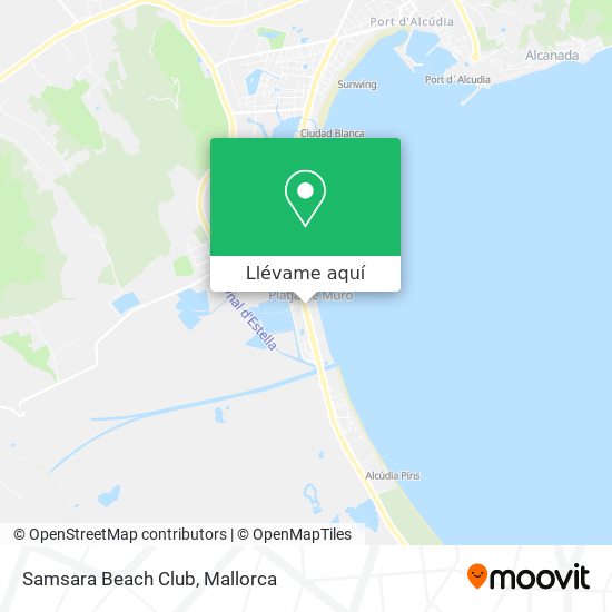 Mapa Samsara Beach Club