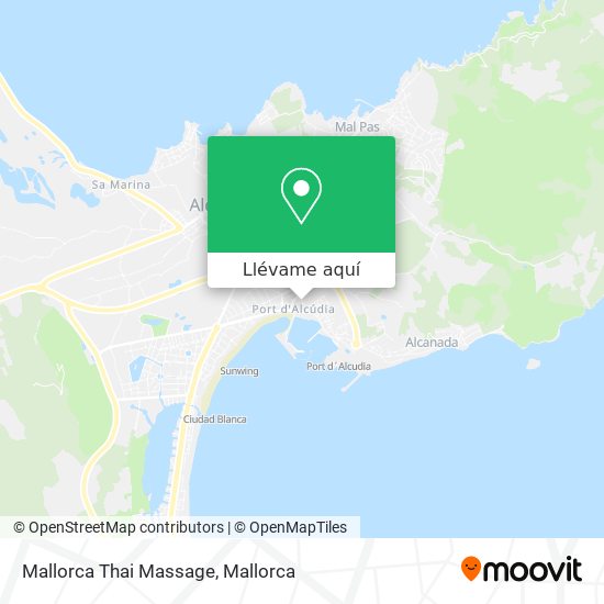 Mapa Mallorca Thai Massage