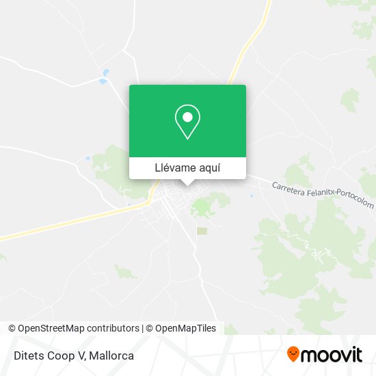 Mapa Ditets Coop V