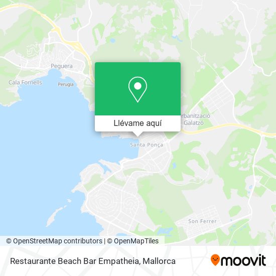 Mapa Restaurante Beach Bar Empatheia