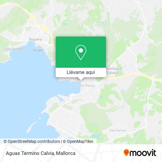 Mapa Aguas Termino Calvia