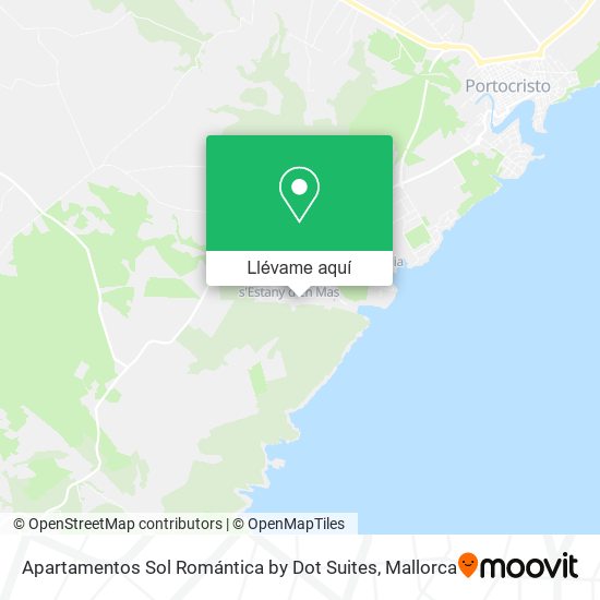 Mapa Apartamentos Sol Romántica by Dot Suites