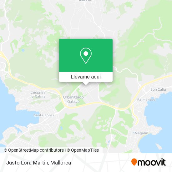 Mapa Justo Lora Martin