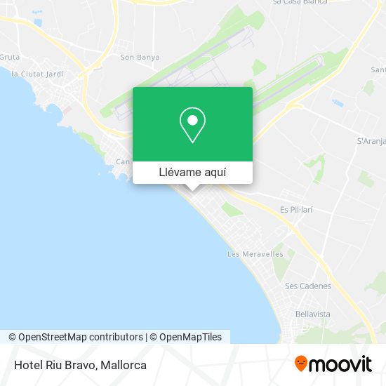 Mapa Hotel Riu Bravo