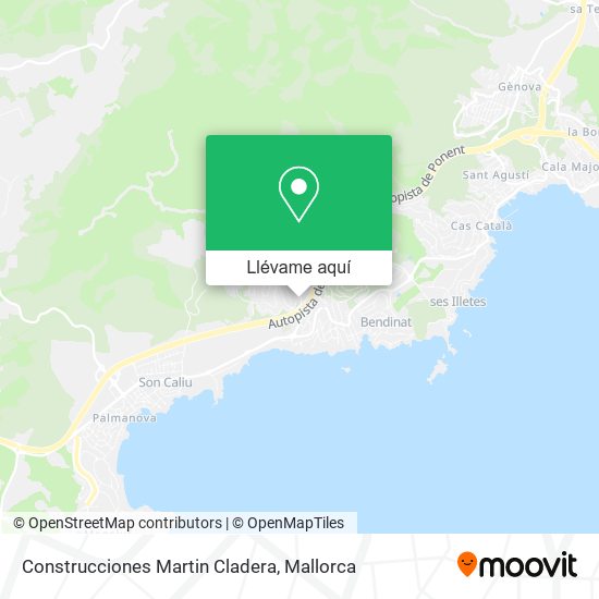 Mapa Construcciones Martin Cladera