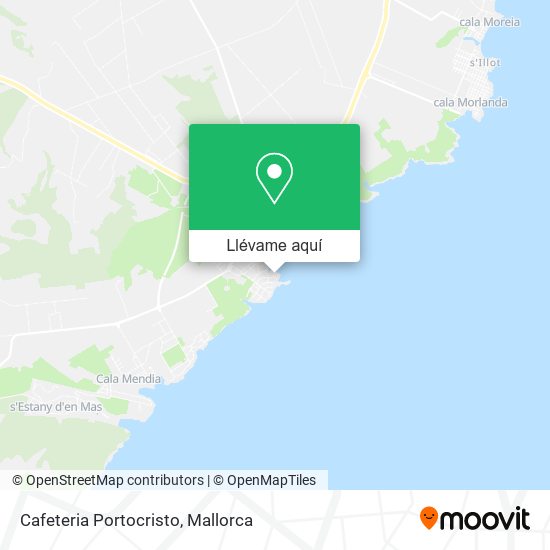 Mapa Cafeteria Portocristo